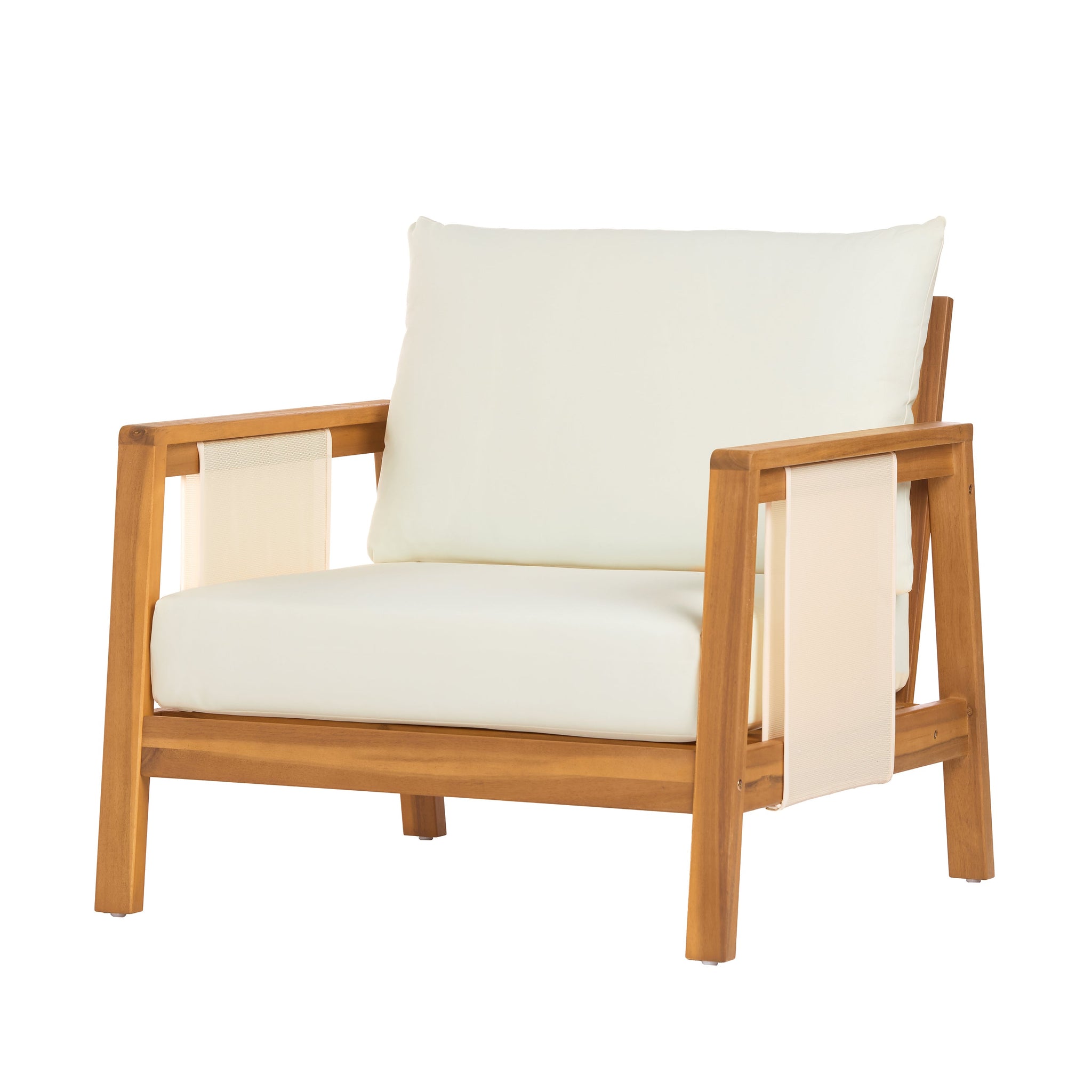 4-Pieces Sofa Set with Cushions Outdoor Loveseat & Coffee Table Set by HouseOfZazla