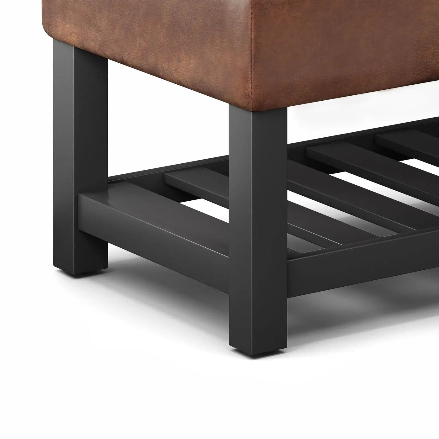 Cosmopolitan - Storage Ottoman Bench With Open Bottom by HouseOfZazla