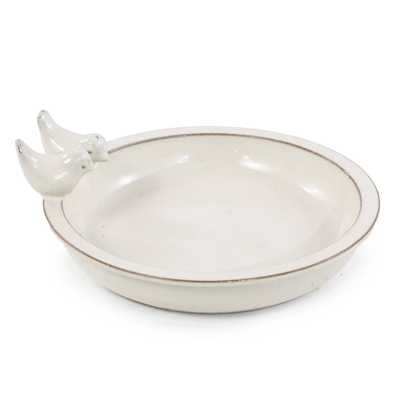 Handmade Ceramic Bird Bath, 11.8 Inch by HouseOfZazla