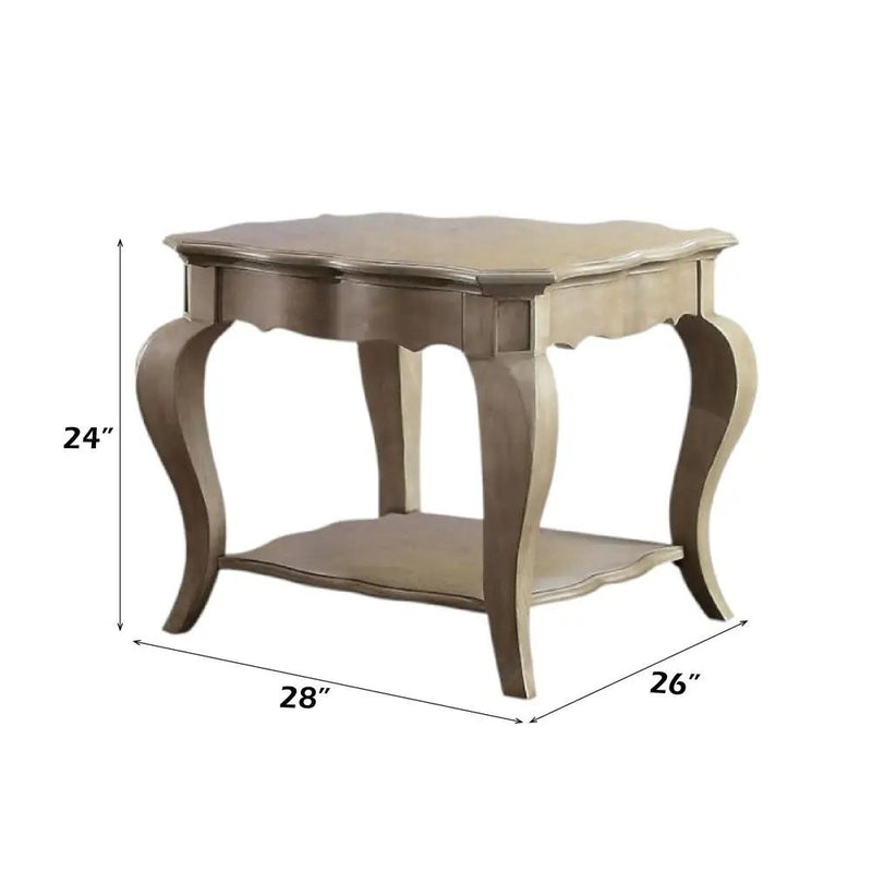 Chelmsford - End Table - Antique Taupe by Unique Piece Furniture