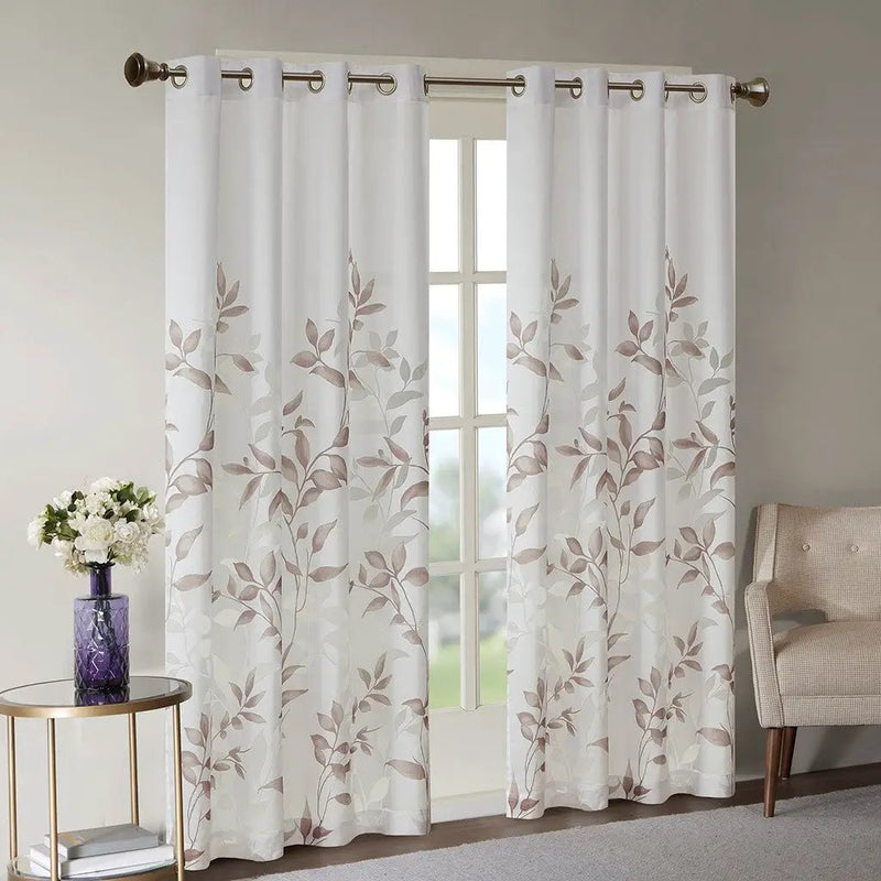 Burnout Printed Curtain Panel by HouseOfZazla