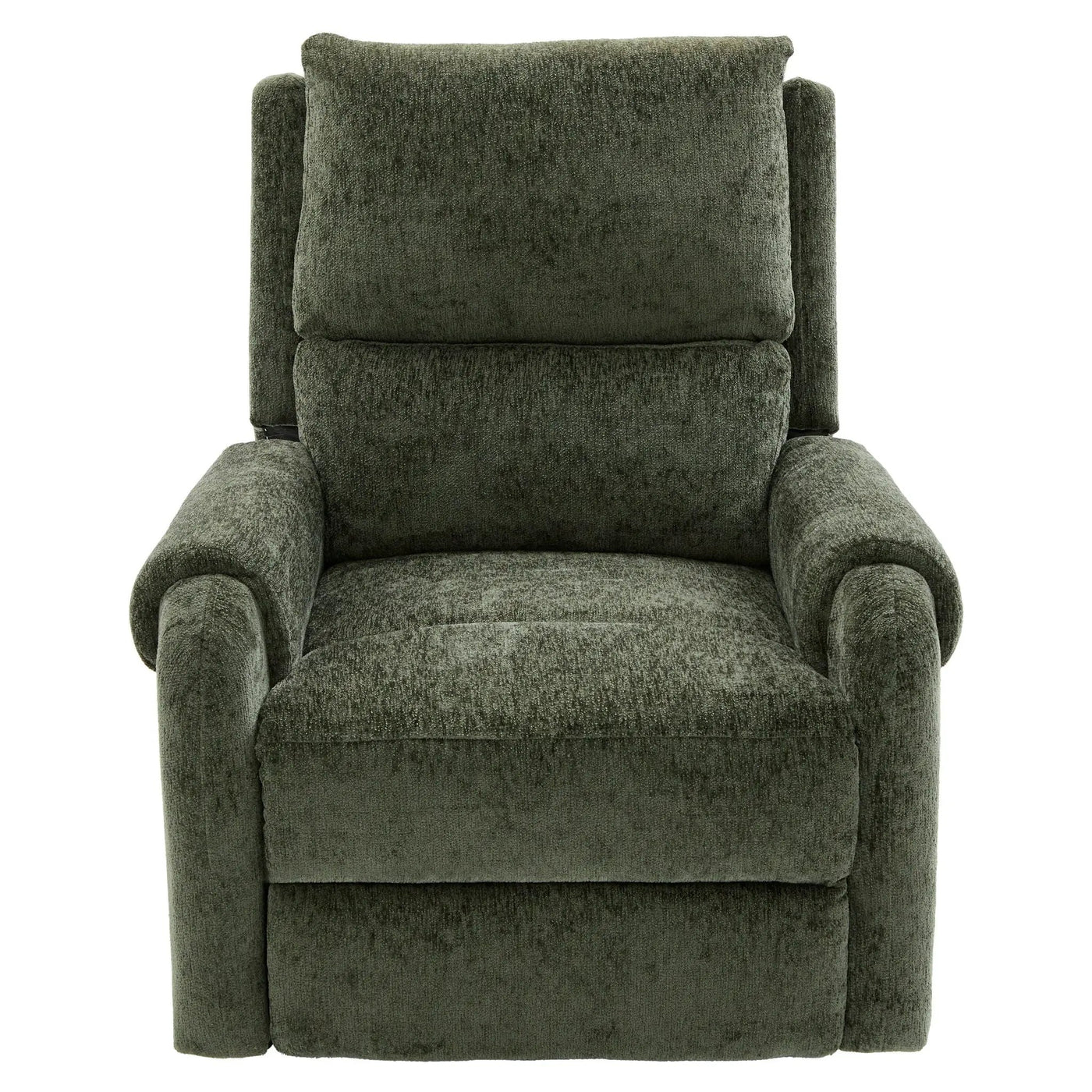 Manual Recliner Massage Chair With Swivel Rocker, 8 Massage Modes, Side Storage Pocket by Unique Piece Furniture