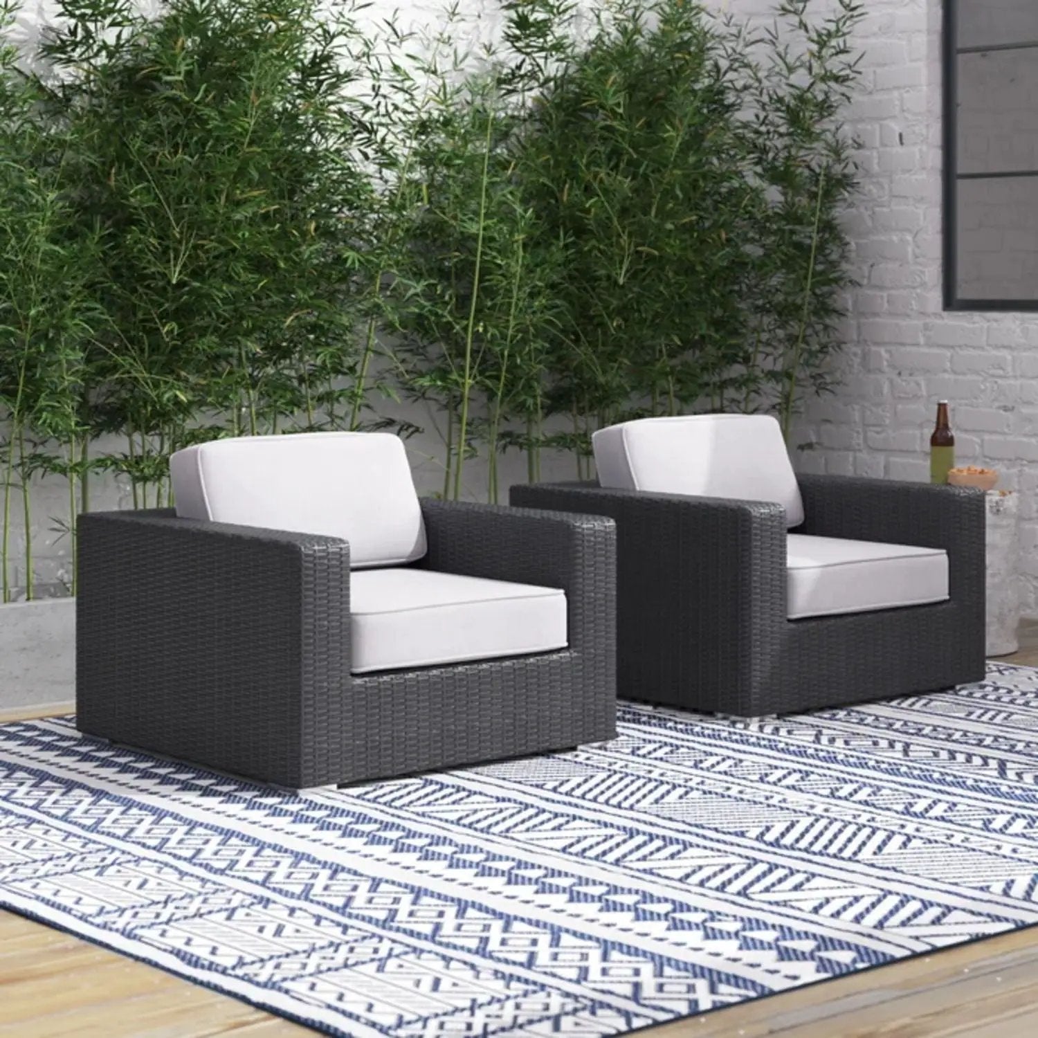 Patio Chair With Cushions Stylish Design by Unique Piece Furniture