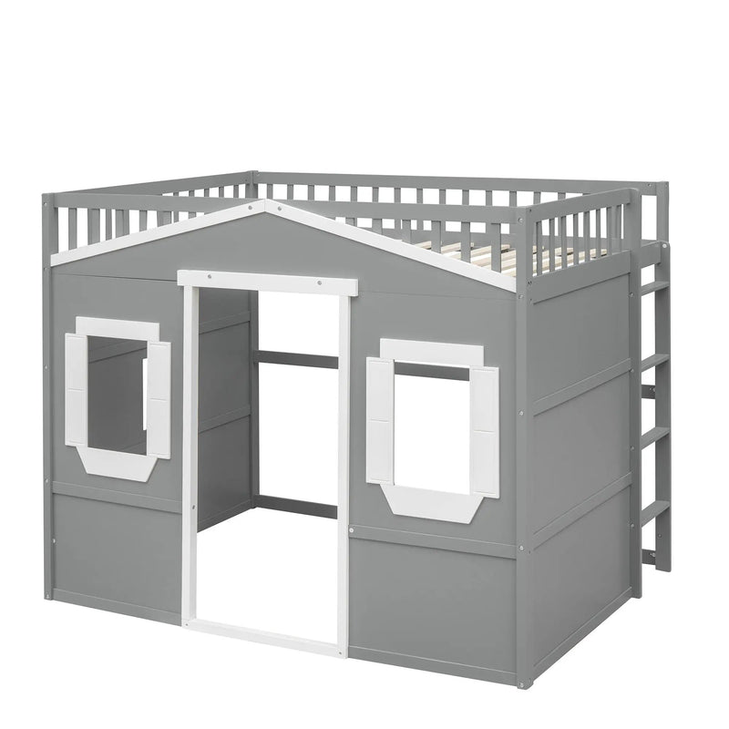 Elegant House Loft Bed With Ladder