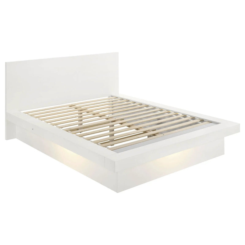 Jessica 6-piece Queen LED Bedroom Set Snow White by Unique Piece Furniture