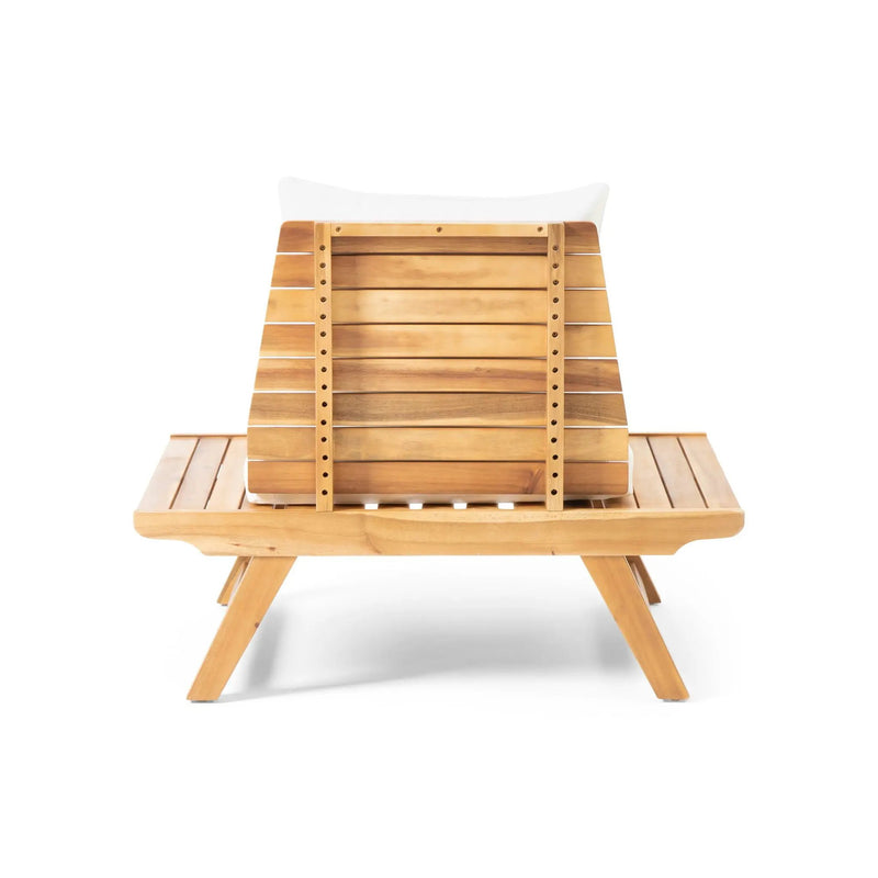 Sedona Outdoor Club Chair With Slatted Design by HouseOfZazla
