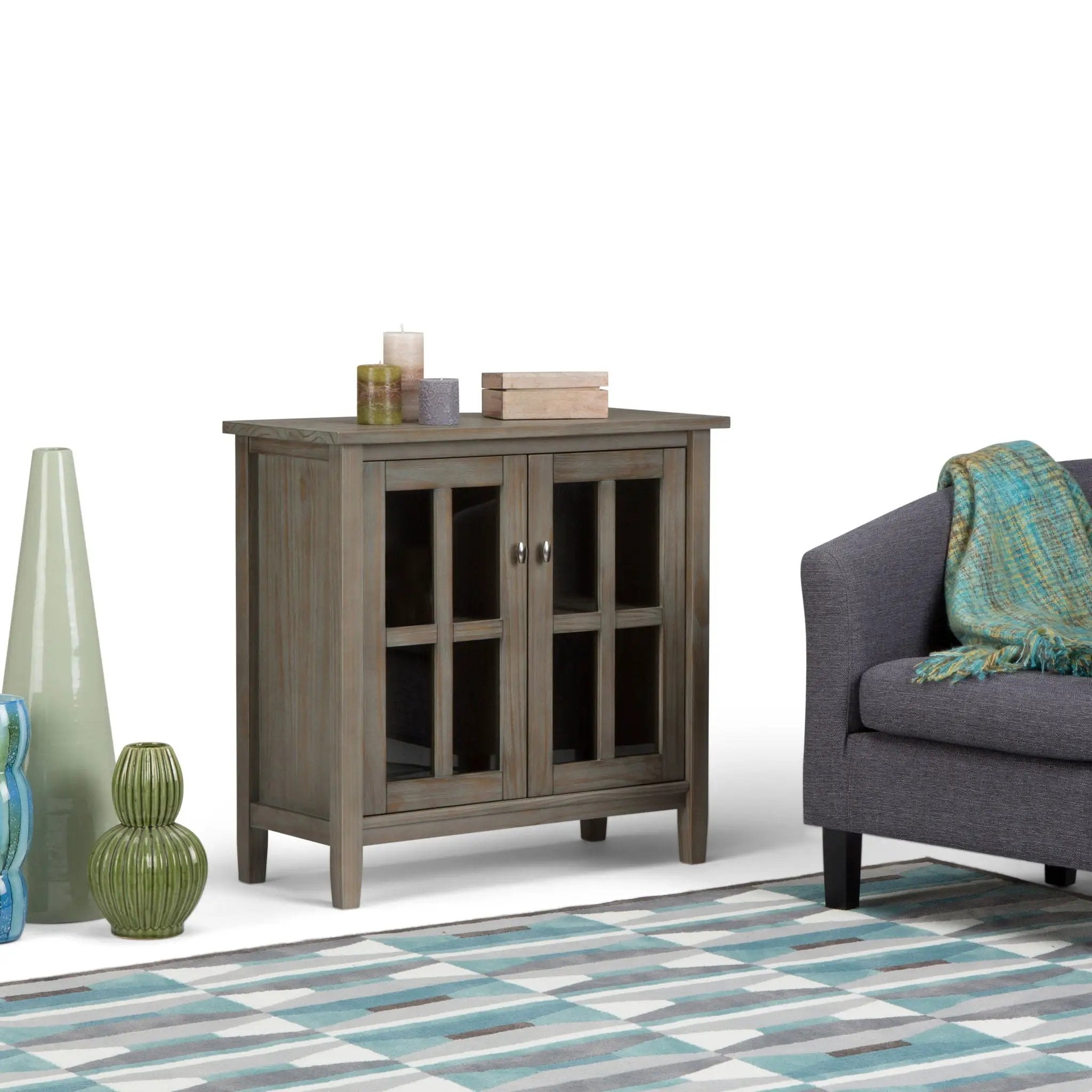 Warm Shaker - Handcrafted Low Storage Cabinet by Unique Piece Furniture