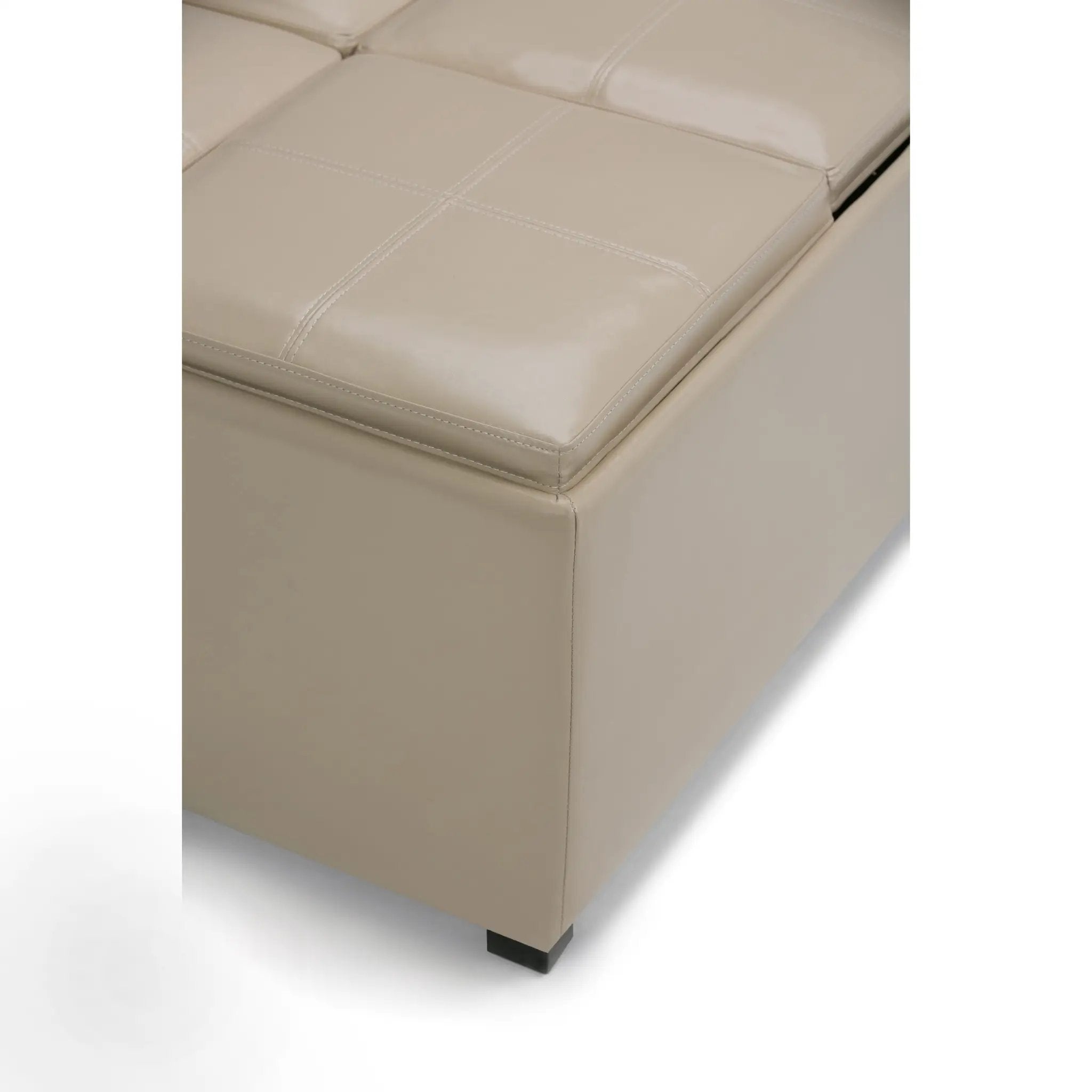 Avalon - Square Coffee Table, Storage Ottoman by Unique Piece Furniture