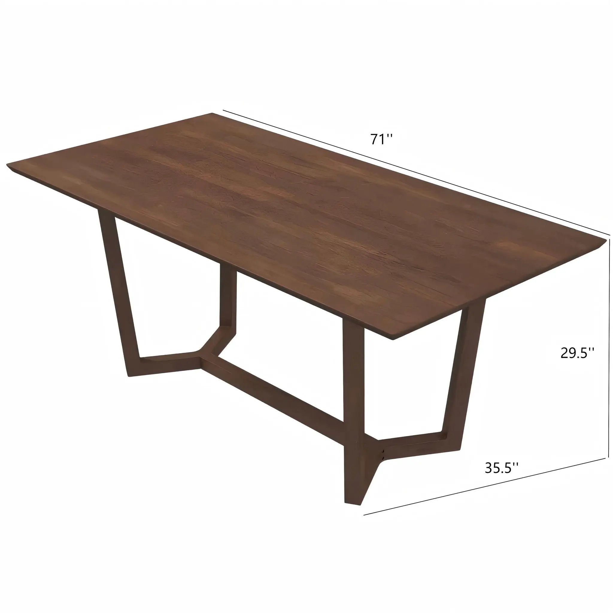 Marina - Mid-Century Modern Design Dining Table by HouseOfZazla