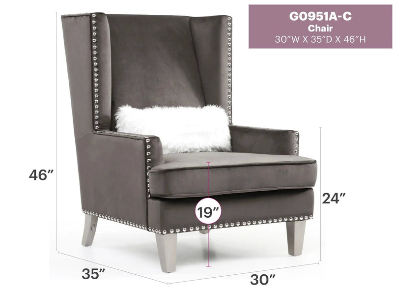 Elegant Traditional Accent Chair by HouseOfZazla