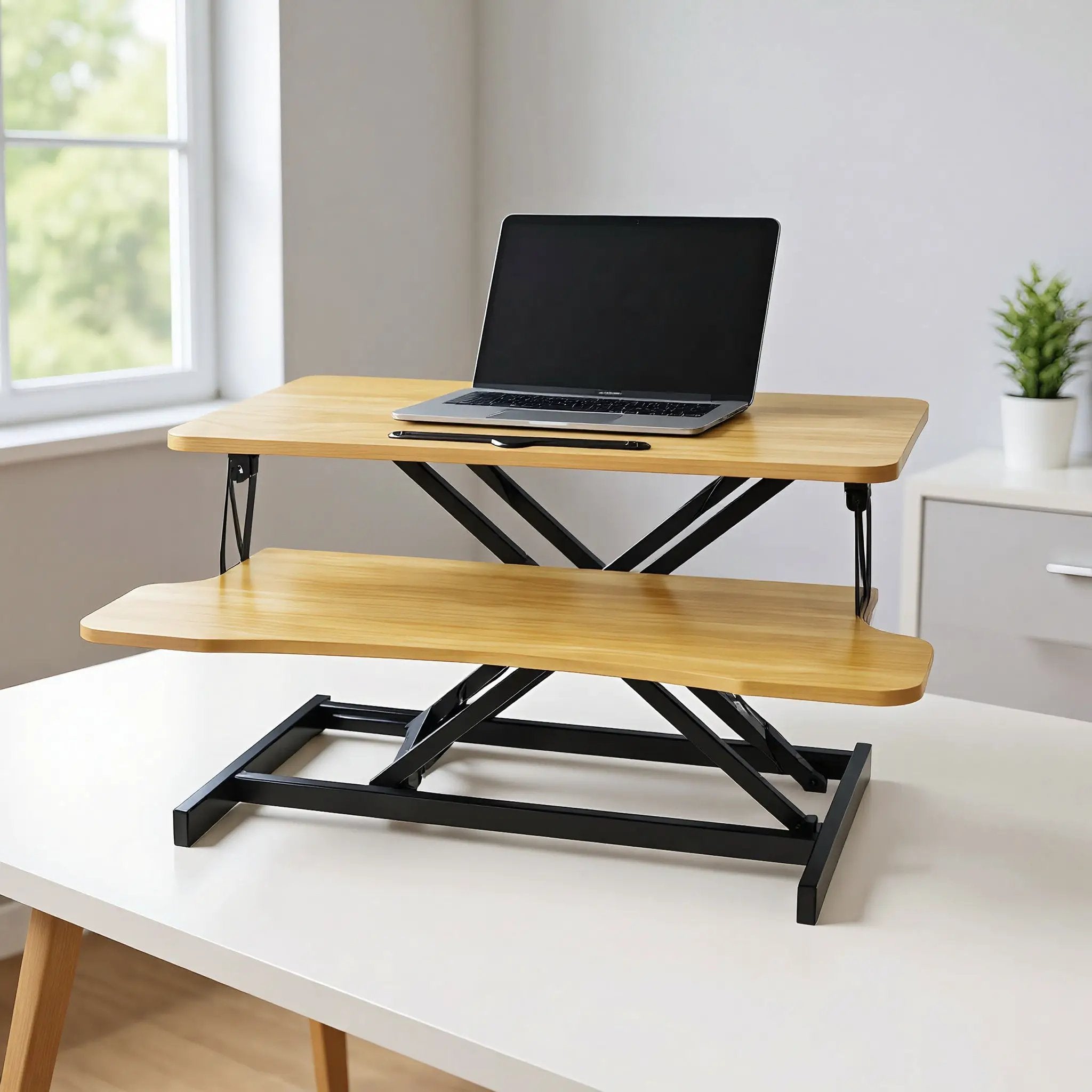 32 Inch Height Adjustable Desk Converter by HouseOfZazla