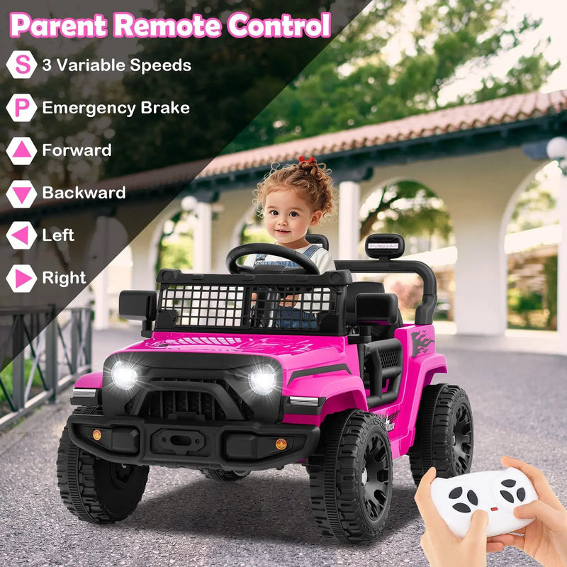 12V Kids Ride on Truck Car Battery Powered Electric Vehicle by DirectDeals