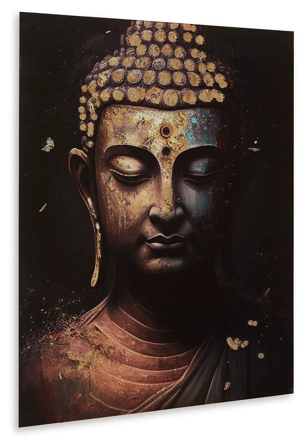 Caymoore - Wall Art - Black / Gold Finish by Unique Piece Furniture