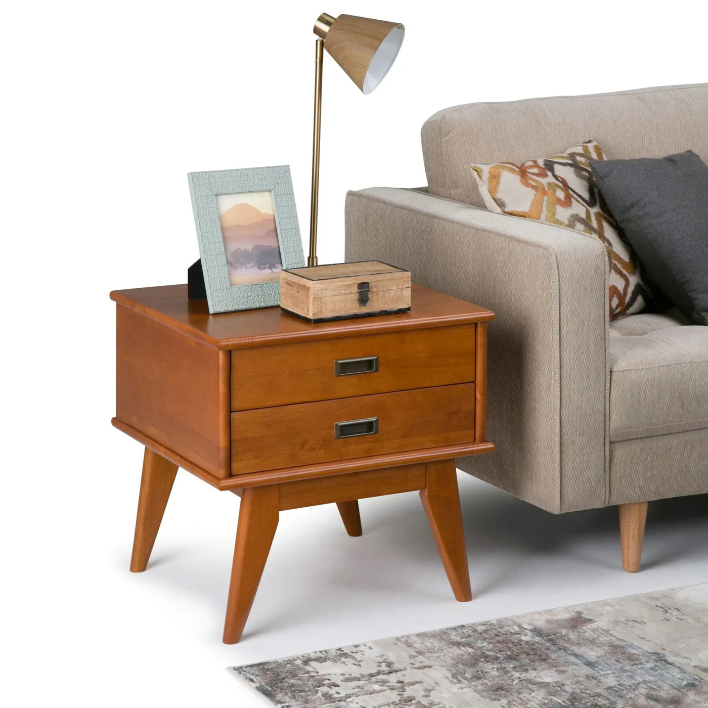 Draper - Handcrafted Mid Century End Table by HouseOfZazla