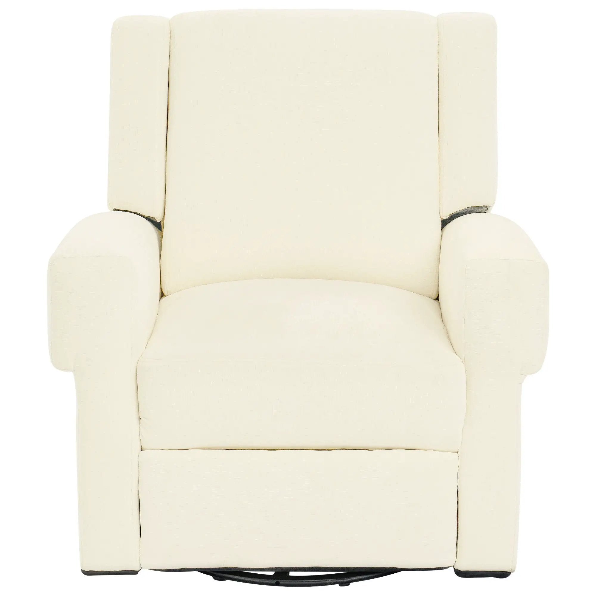 Manual Recliner Chair With Swivel Rocker Function, Dual Recline Angles by Unique Piece Furniture