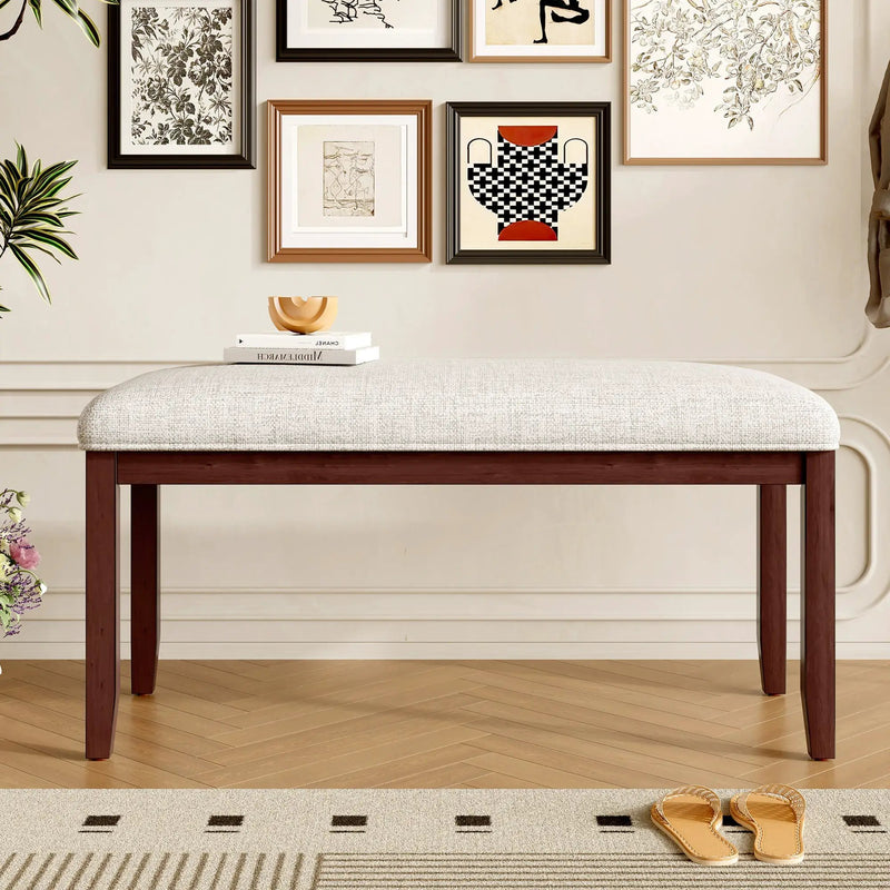 Upholstered Bench for Bedroom and Living Room by HouseOfZazla