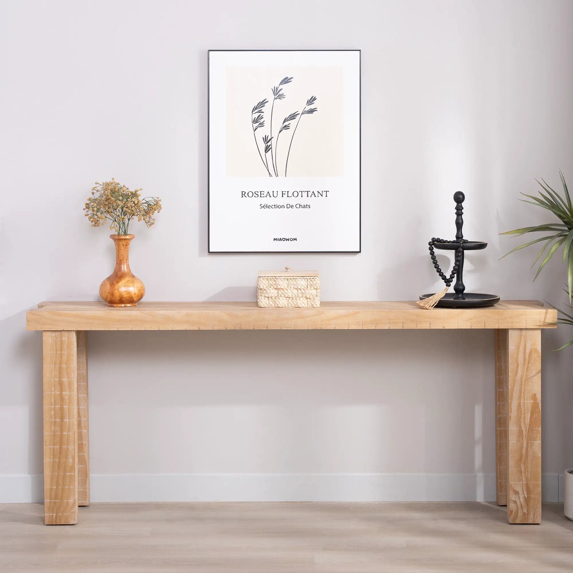 Console Table, Entryway Table With Design, Long Narrow Sofa Table For Living Room - Multi by Unique Piece Furniture