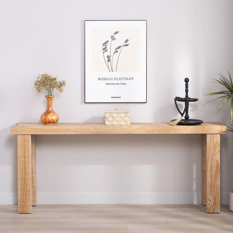 Console Table, Entryway Table With Design, Long Narrow Sofa Table For Living Room - Multi by Unique Piece Furniture