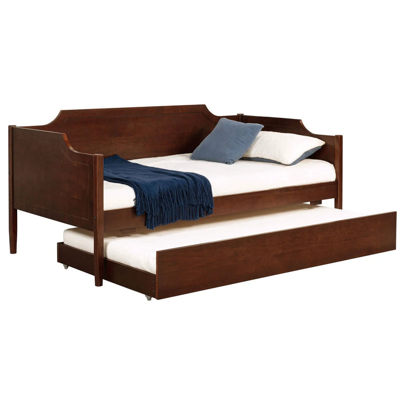 Redding Wood Twin Daybed With Trundle Cherry by Unique Piece Furniture