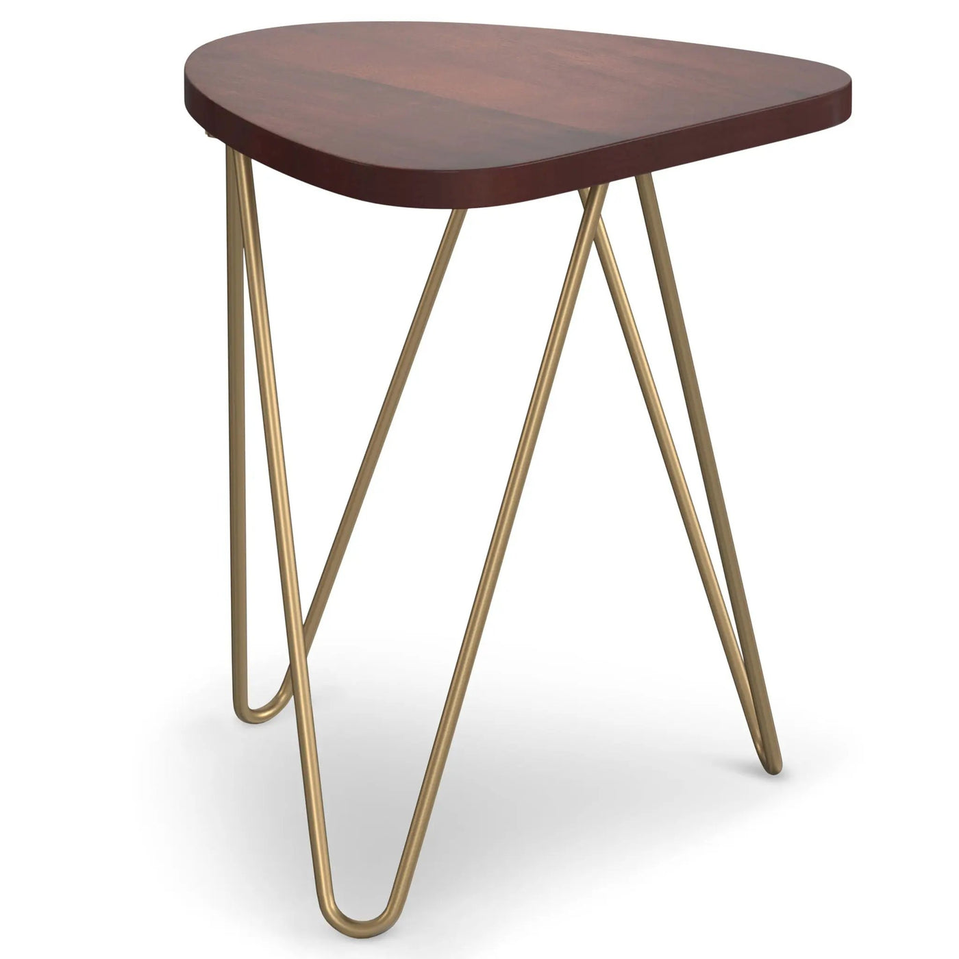 Patrice - Handcrafted Metal And Wood Accent Table by HouseOfZazla