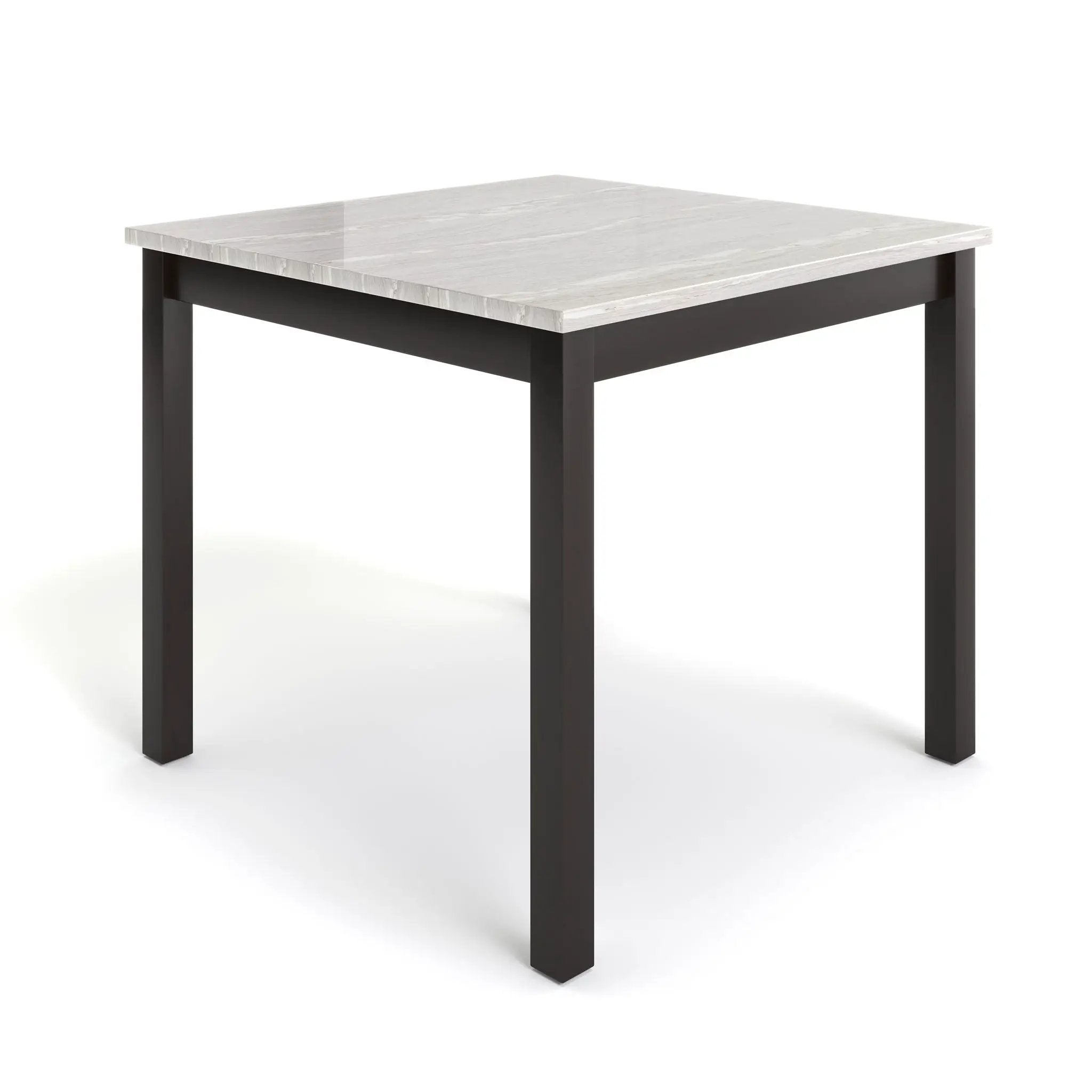 Leon - Bar Table And 4 Bar Stools - Espresso / White by Unique Piece Furniture