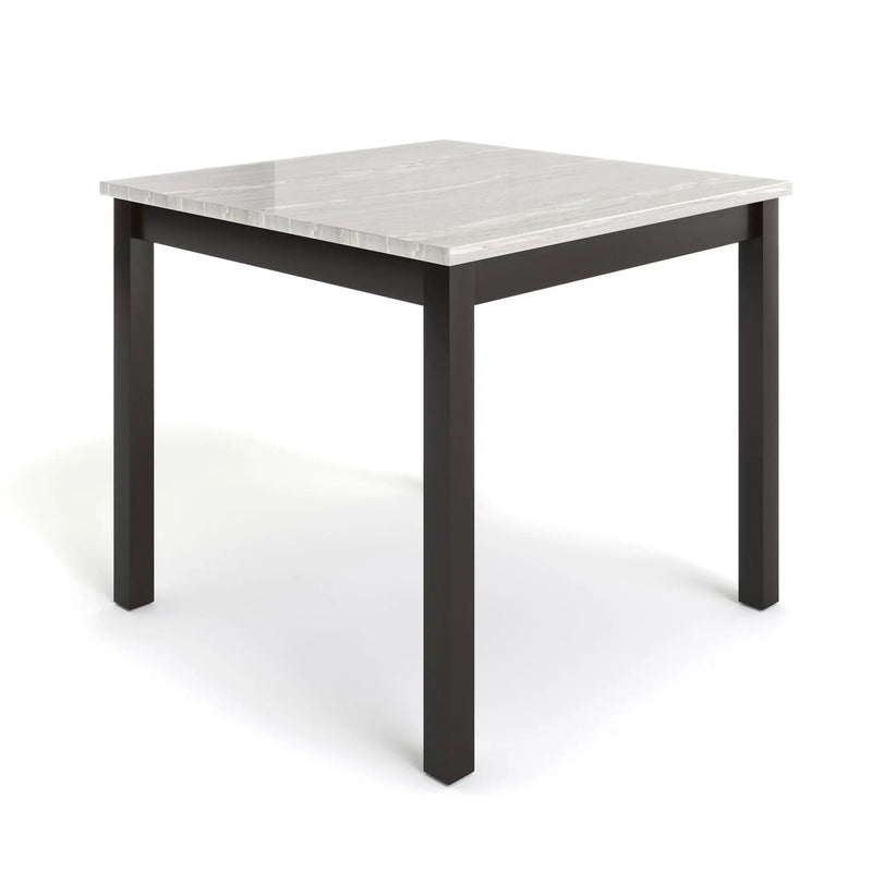 Leon - Bar Table And 4 Bar Stools - Espresso / White by Unique Piece Furniture