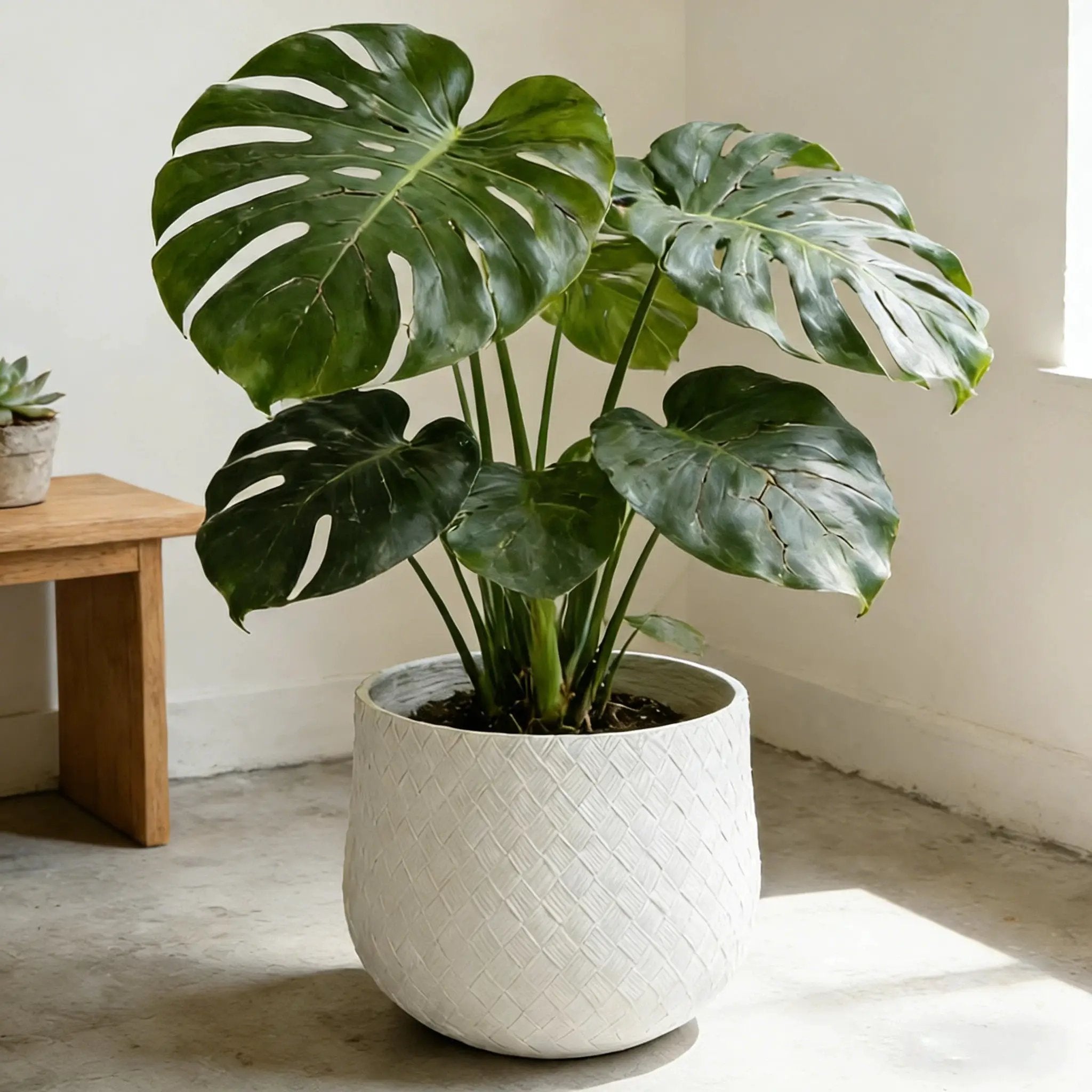 Assorted Sizes Magnesium Oxide Round Planter Set of 3 by HouseOfZazla
