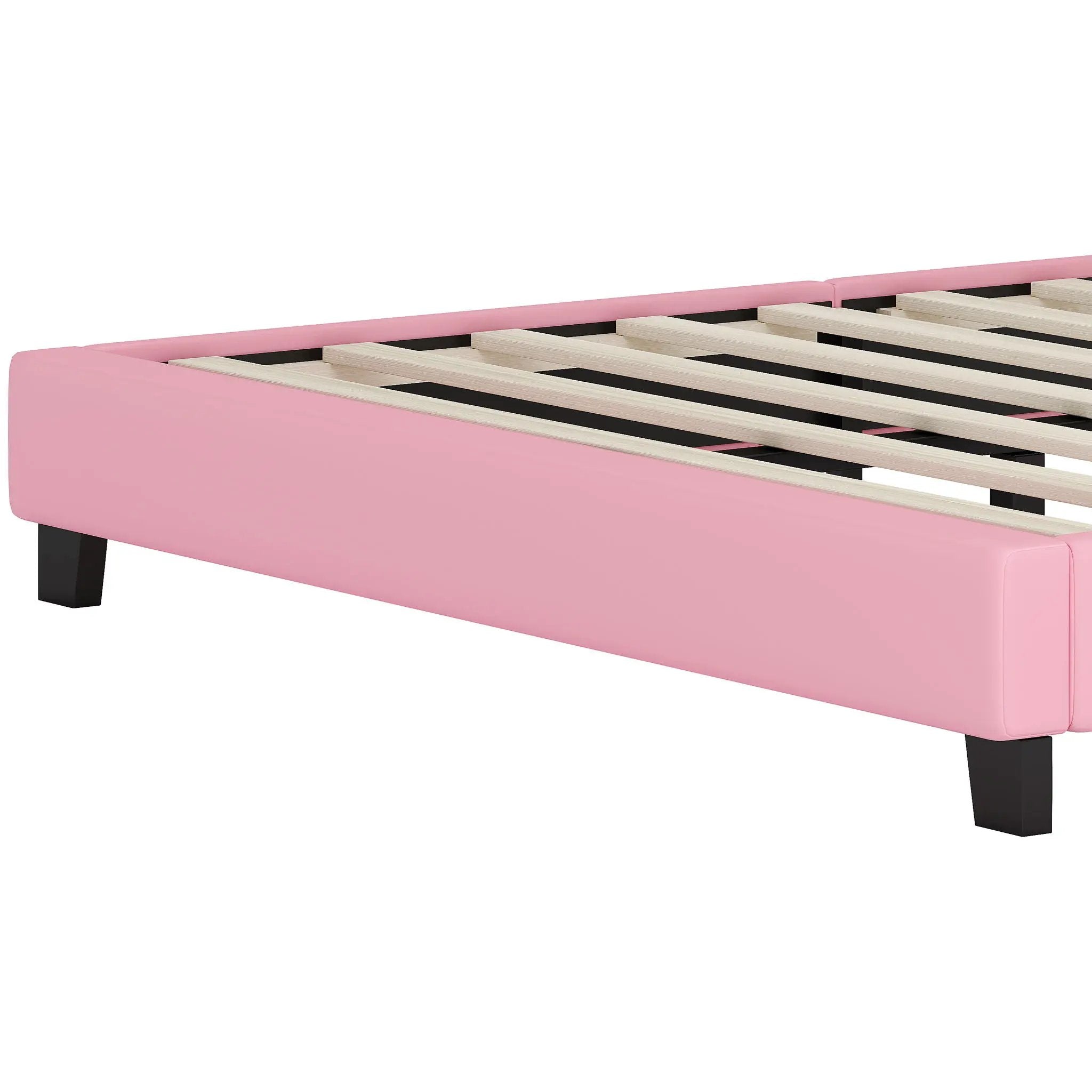 Upholstered Princess Platform Bed With Crown Headboard by HouseOfZazla
