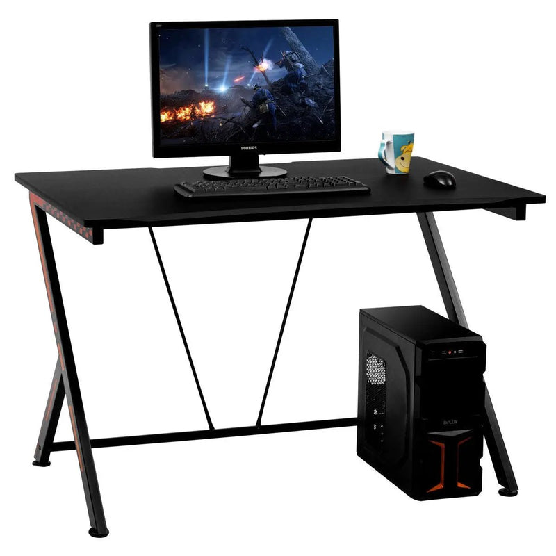 Home Office Modern Ergonomic Study Computer Desk for Small Space by DirectDeals
