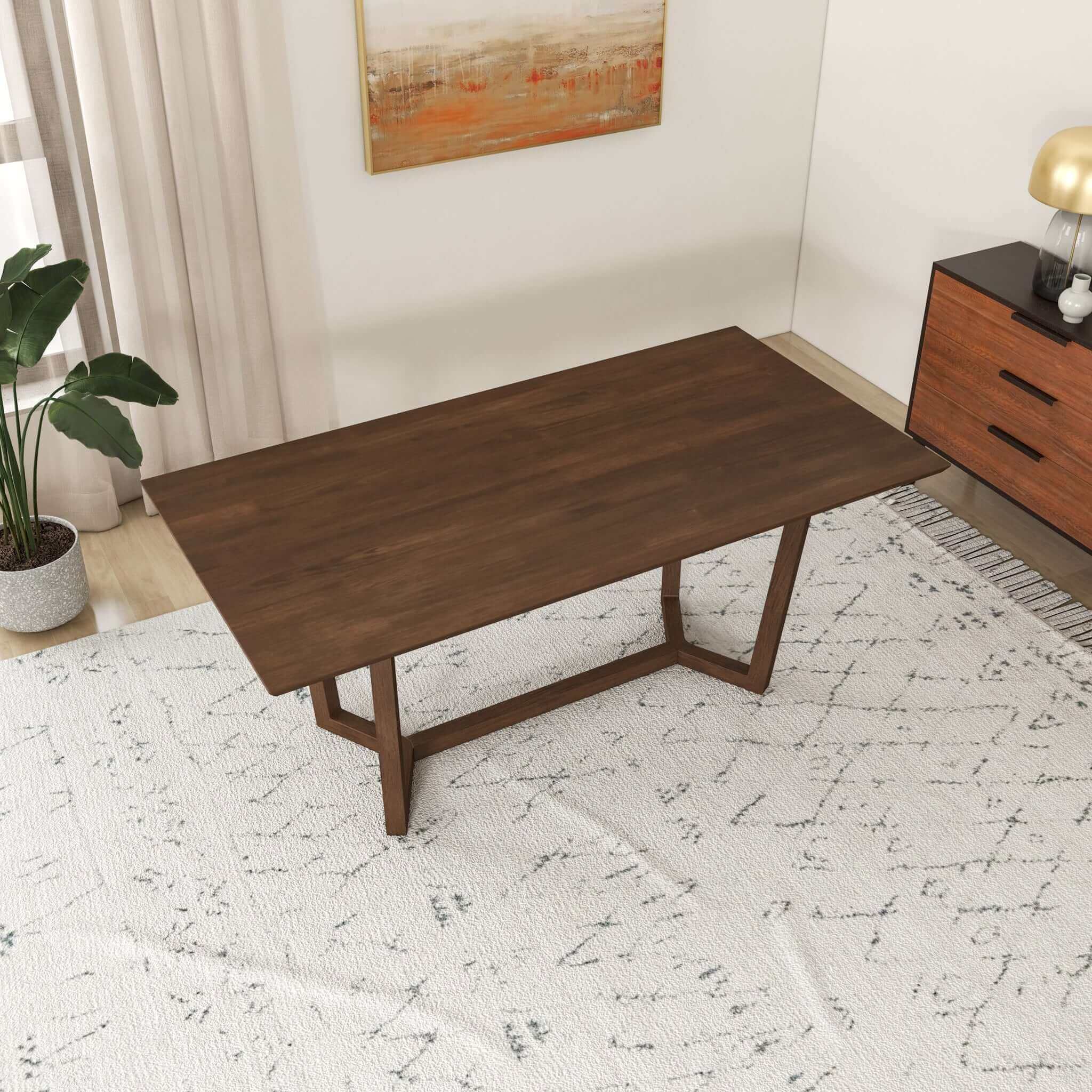 Marina - Mid-Century Modern Design Dining Table by HouseOfZazla