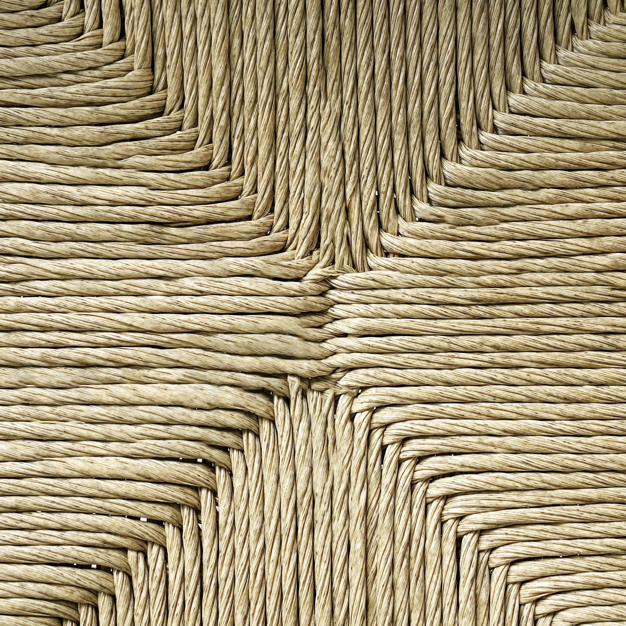 Durable Outdoor Dining Chair with Acacia Wood Frame and Wicker Seat by HouseOfZazla