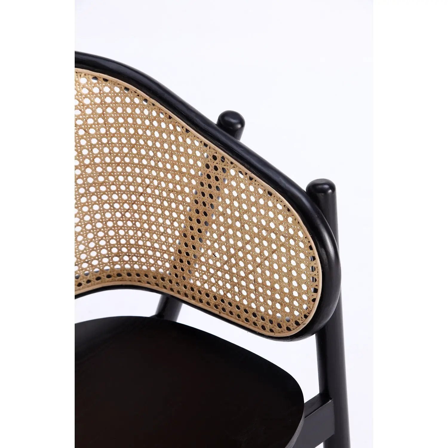 Versailles - Accent Armchair - Black / Natural by HouseOfZazla