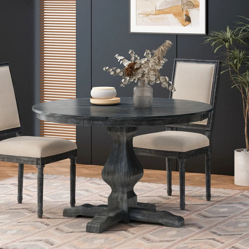 Round Dining Table (2 Boxs) by HouseOfZazla