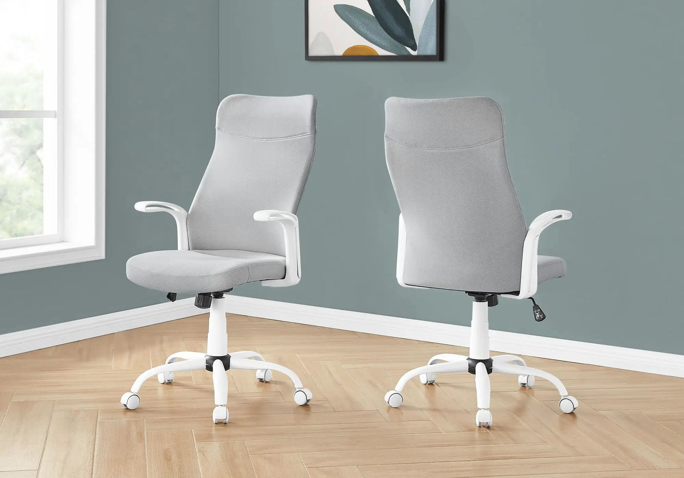 Office Chair, Adjustable Height, Swivel, Armrests, Contemporary & Modern by Unique Piece Furniture