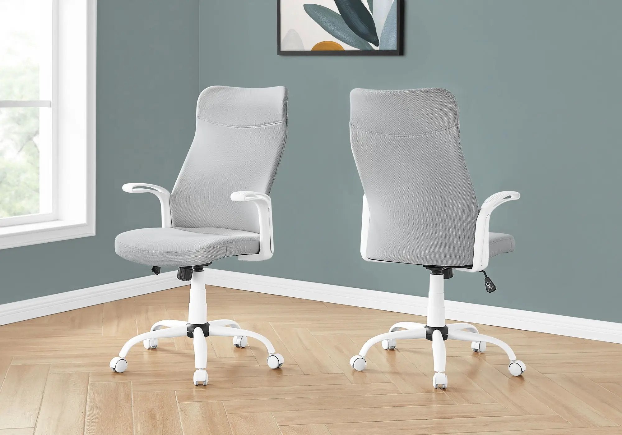 Office Chair, Adjustable Height, Swivel, Armrests, Contemporary & Modern by Unique Piece Furniture