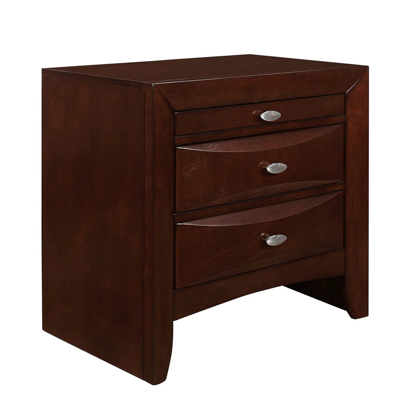 Lucille - 5 Piece Bedroom Set With Storage Drawers And Bookcase Headboard by HouseOfZazla