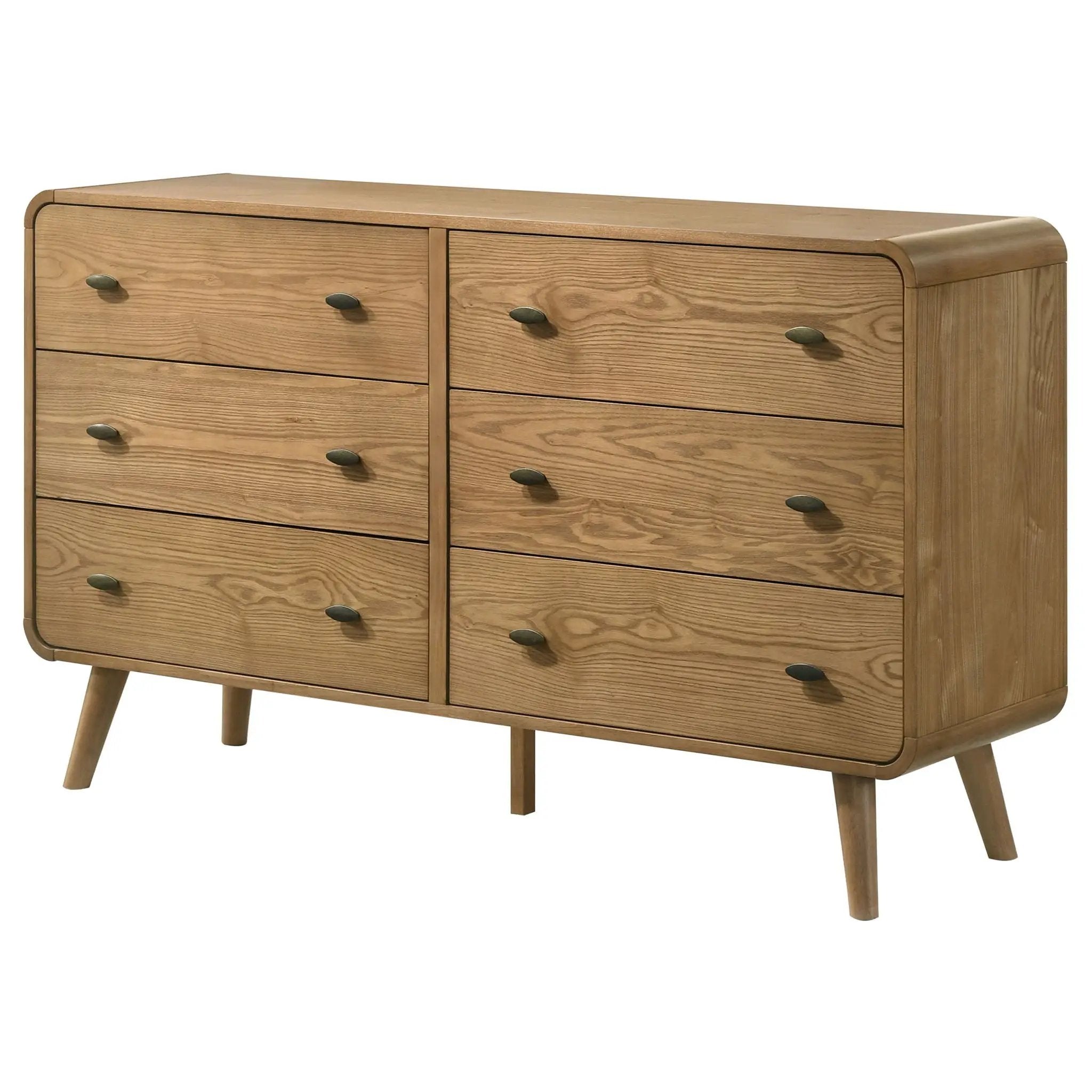 Robyn 6-drawer Bedroom Dresser Light Ash by Unique Piece Furniture