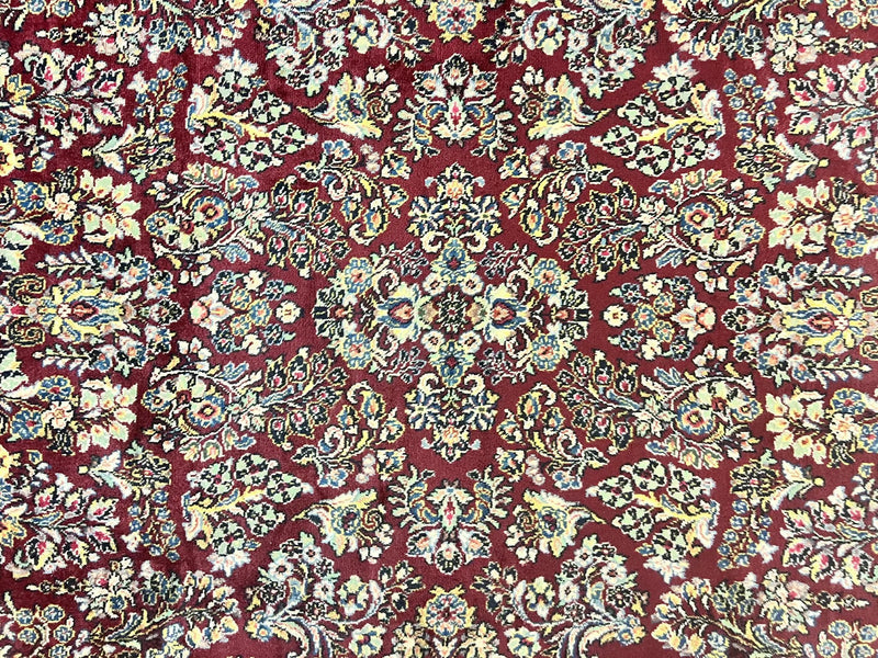Karastan Rug 9x12 Red Sarouk #785, Wool Karastan Carpet, Discontinued Vintage, Original 700 Series, Karastan Area Rug by Jewel Rugs