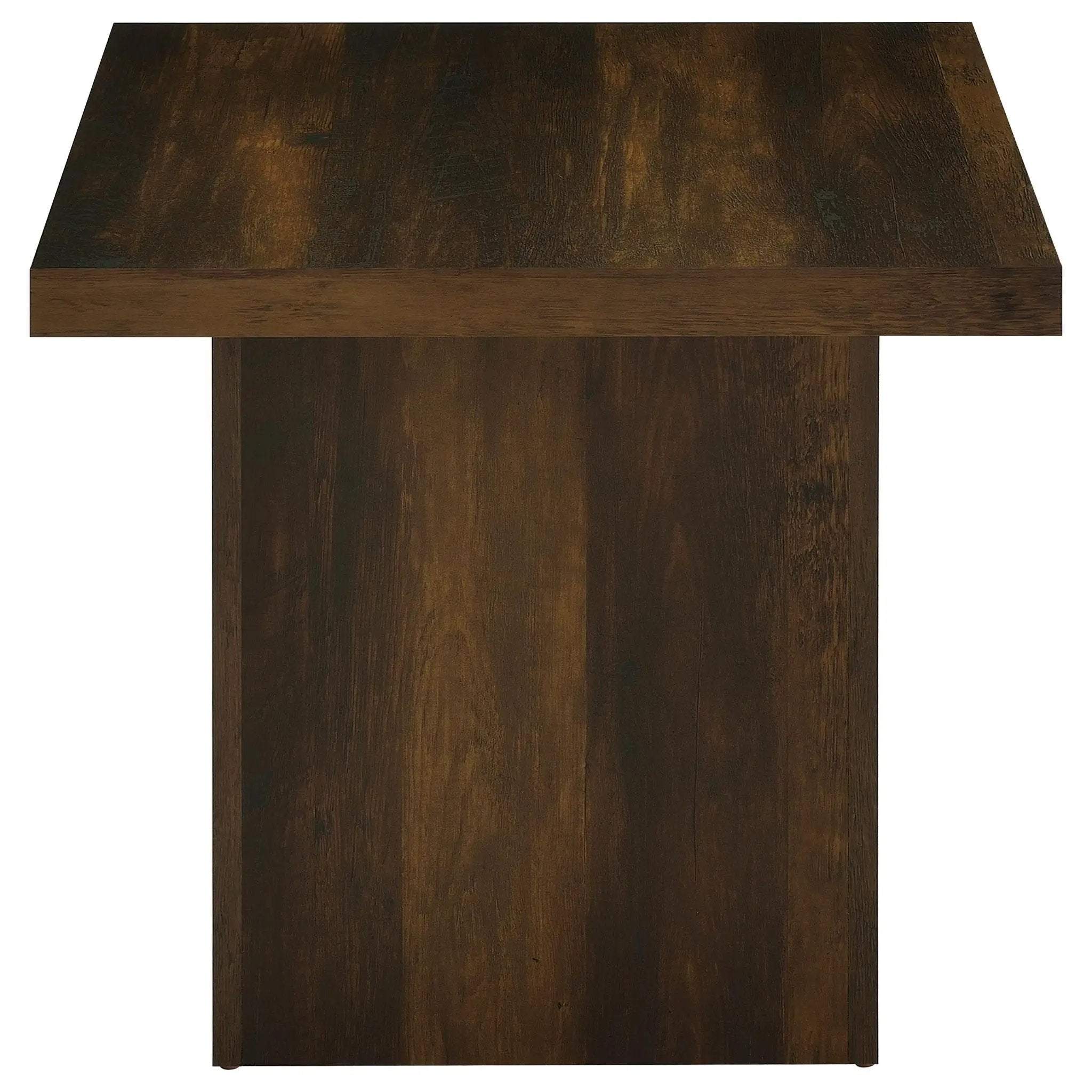 Devar 3-piece Square Coffee and End Table Set Dark Pine by Unique Piece Furniture