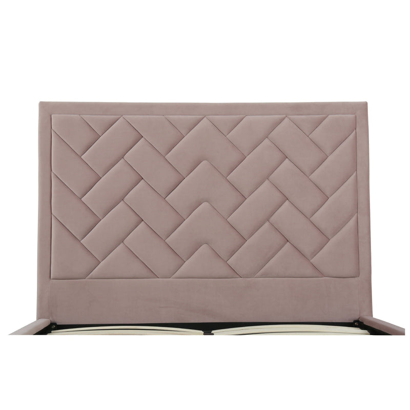 Crosby - Bed With Upholstered Headboard And Slats