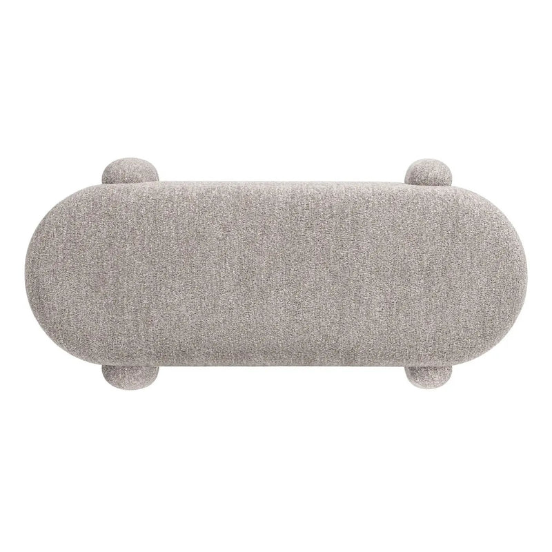 Hugo - Oval Fully Upholstered Storage Bench by HouseOfZazla
