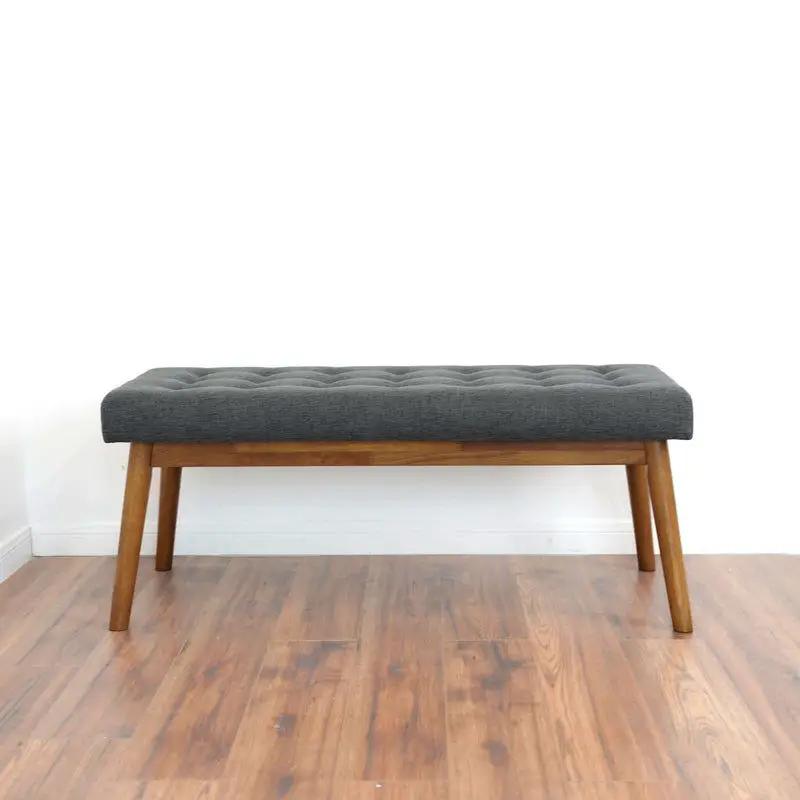 Delilah - Modern Bench - Gray by HouseOfZazla
