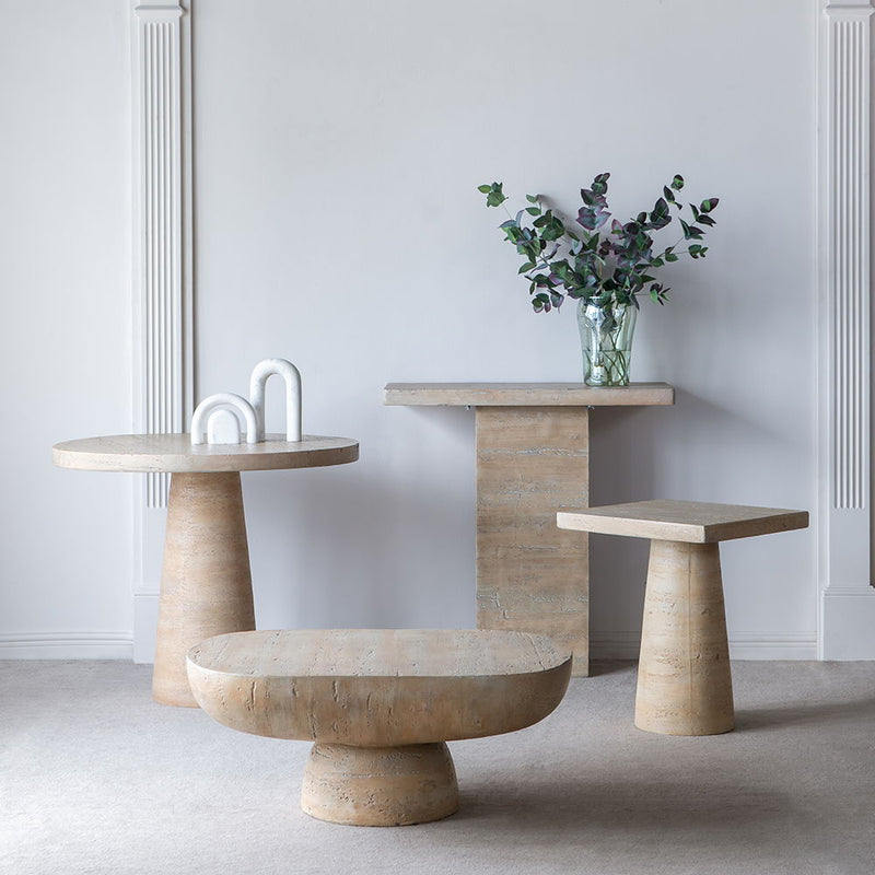 Round Dining Table With Pedestal Base by HouseOfZazla