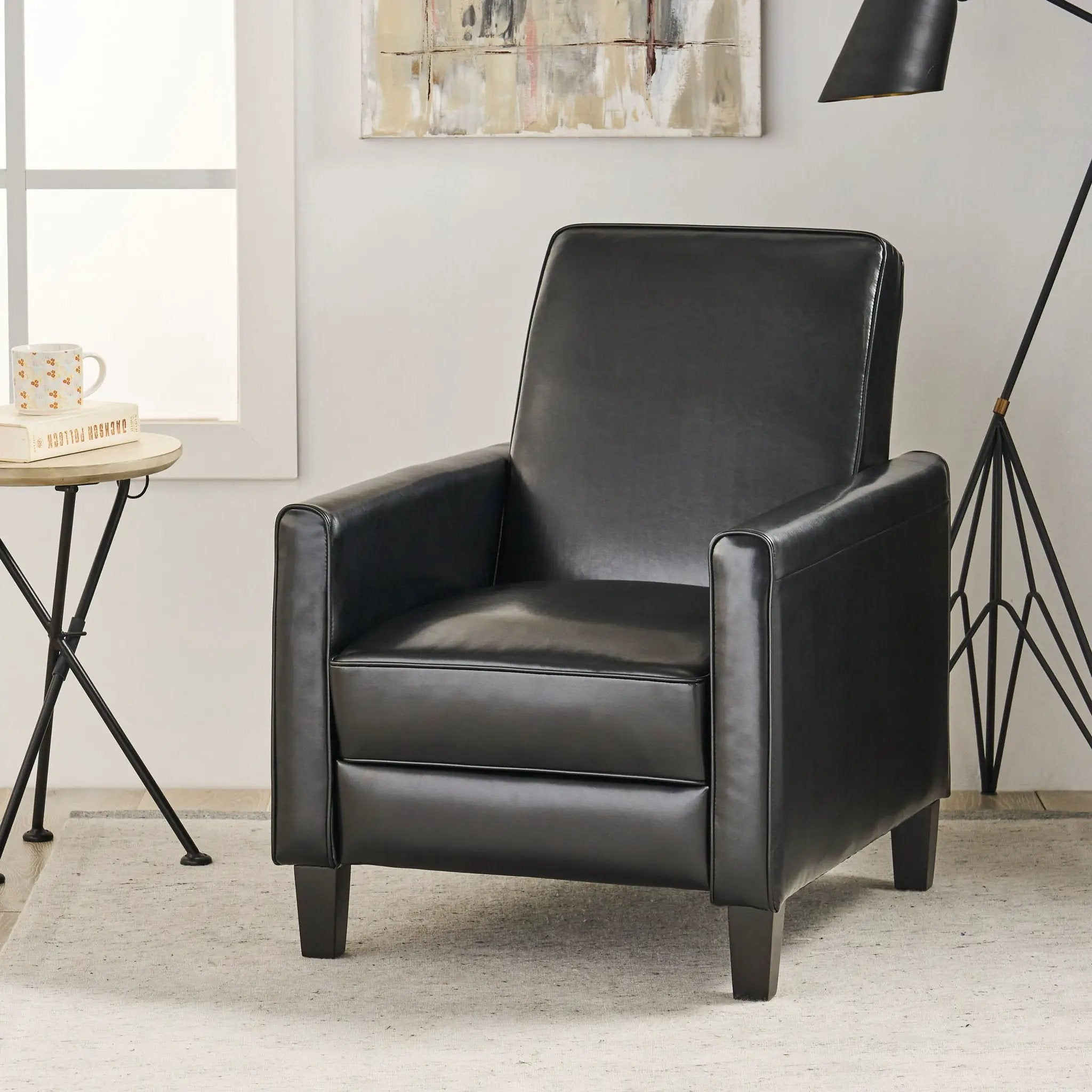 Upholstered Push Back Recliner Chair For Living Room by HouseOfZazla