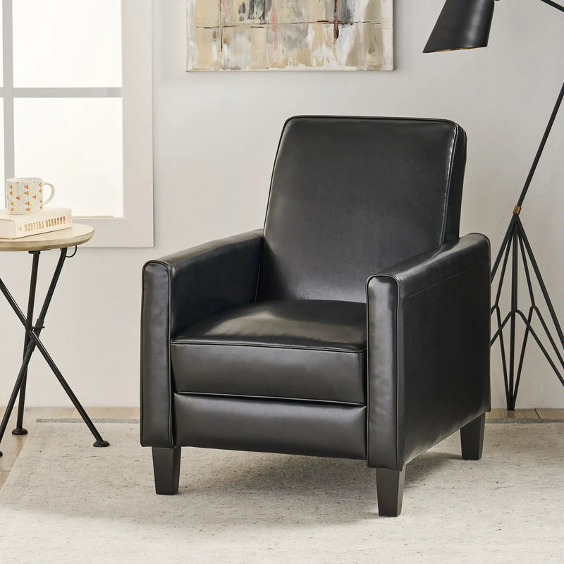 Upholstered Push Back Recliner Chair For Living Room by HouseOfZazla