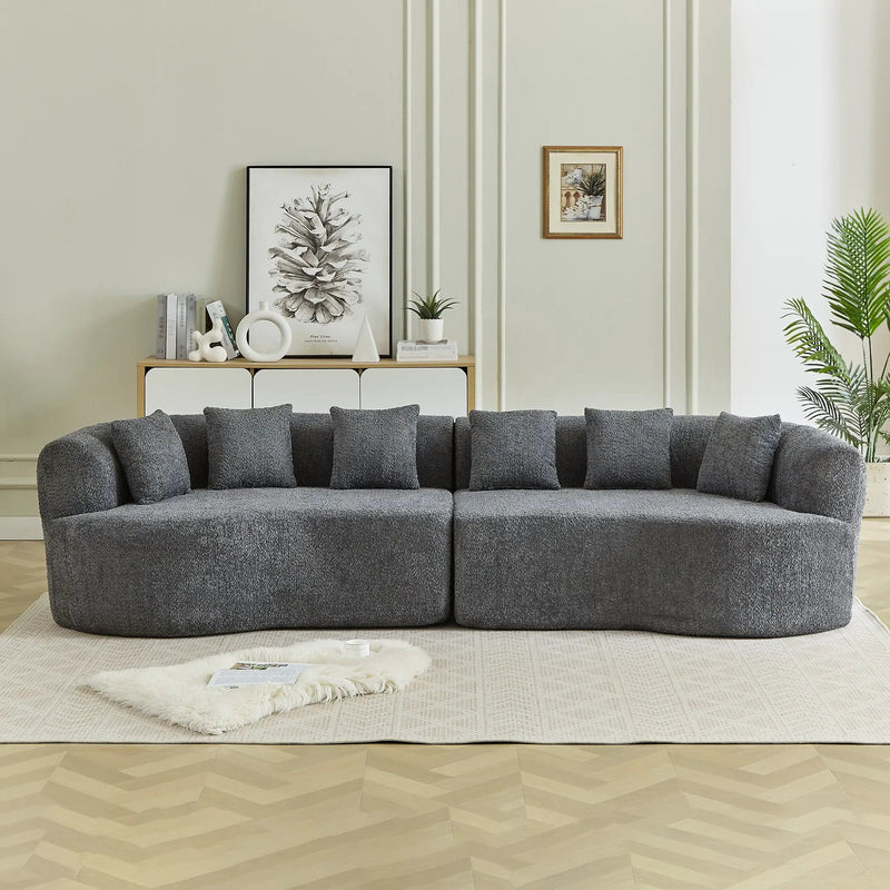 Curved Sectional Sofa - Oversized Modern Design by HouseOfZazla