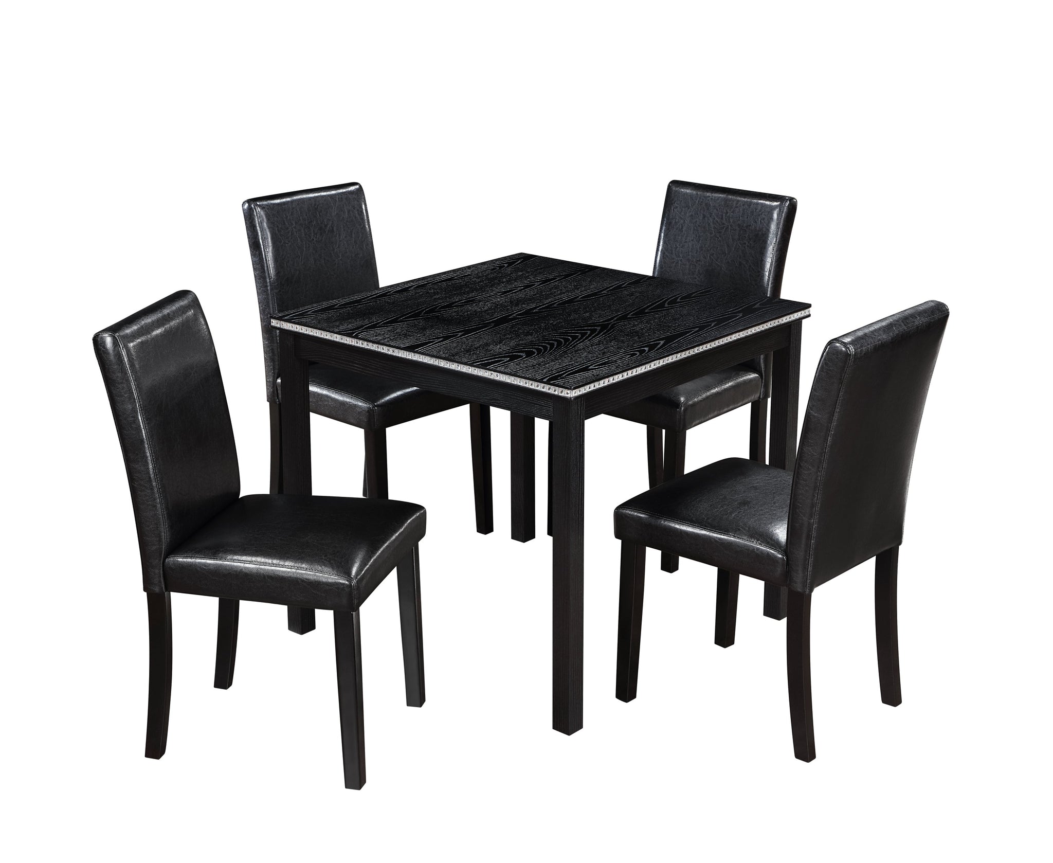 5 Piece Wooden Dining Table Set by BLAKHOM