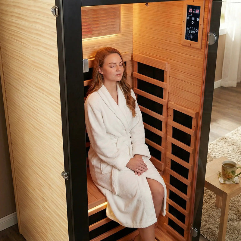 Single-person sauna cabin by HouseOfZazla