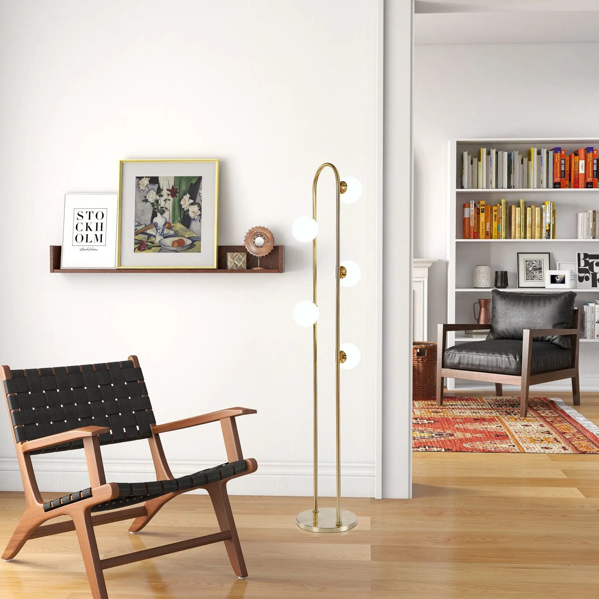 Artema - Floor Lamp - Gold by HouseOfZazla