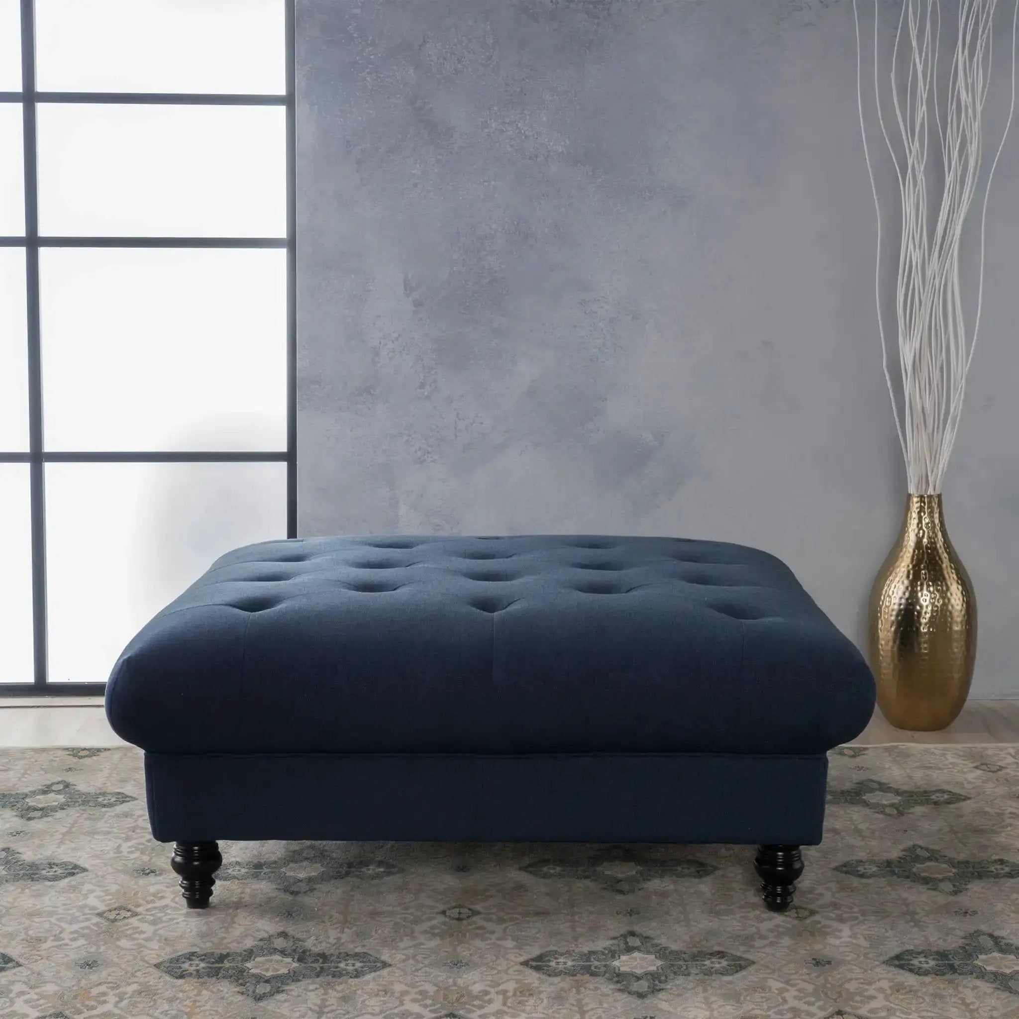 Madrid Tufted Ottoman Footrest by HouseOfZazla